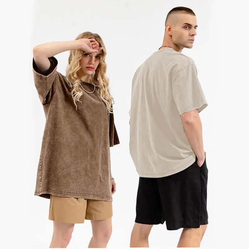 Pack Of 3 Oversized Loose Short Sleeve Summer Tshirts