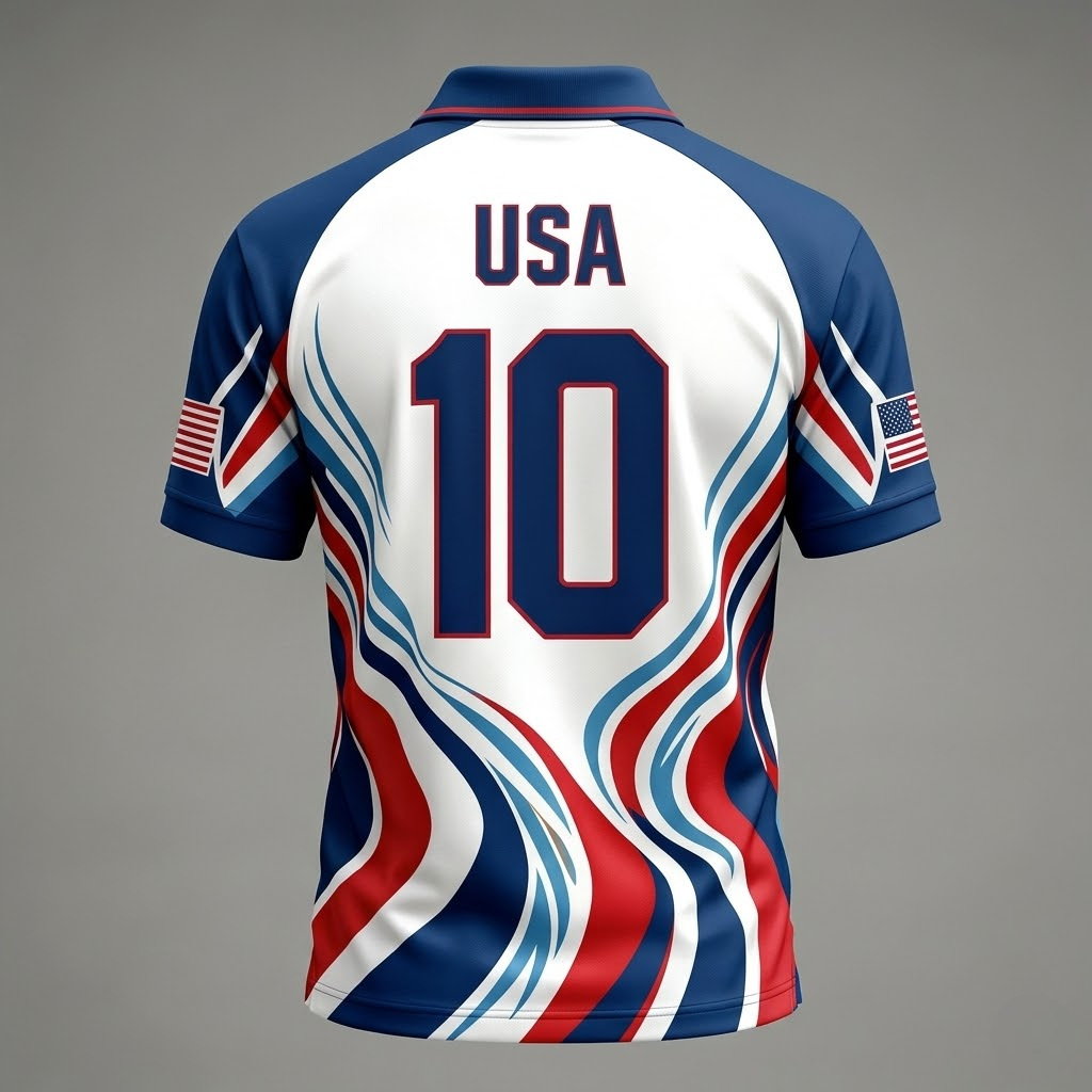 USA Football Supporter Polo Shirt for Men And Women