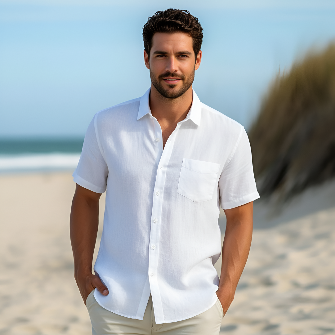 Hawaiian Resort Style Short Sleeve Shirt