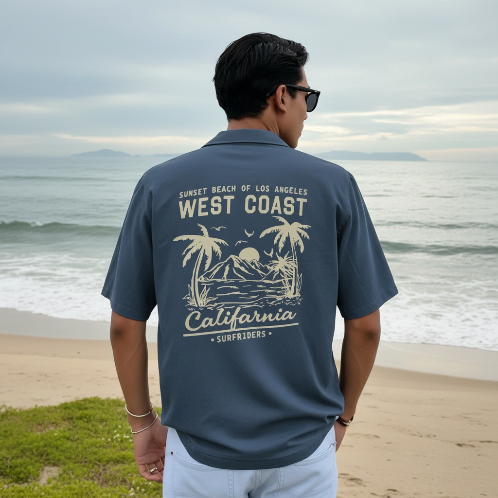 Graphic Print Short Sleeve Loose Fit T Shirt For Men Summer Wear
