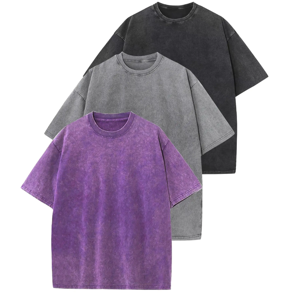 Pack Of 3 Oversized Short Sleeve T Shirt For Women