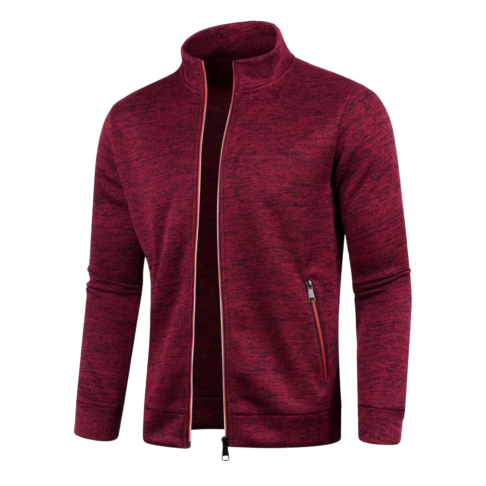 Casual Full Zip Up Cardigan For Men