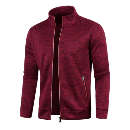 Casual Full Zip Up Cardigan For Men
