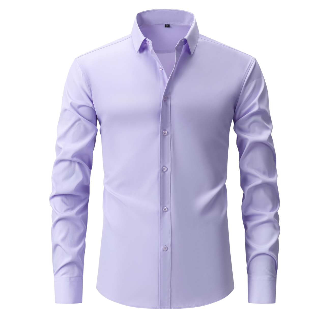 Casual Anti Wrinkle Slim Fit Button Shirt For Men