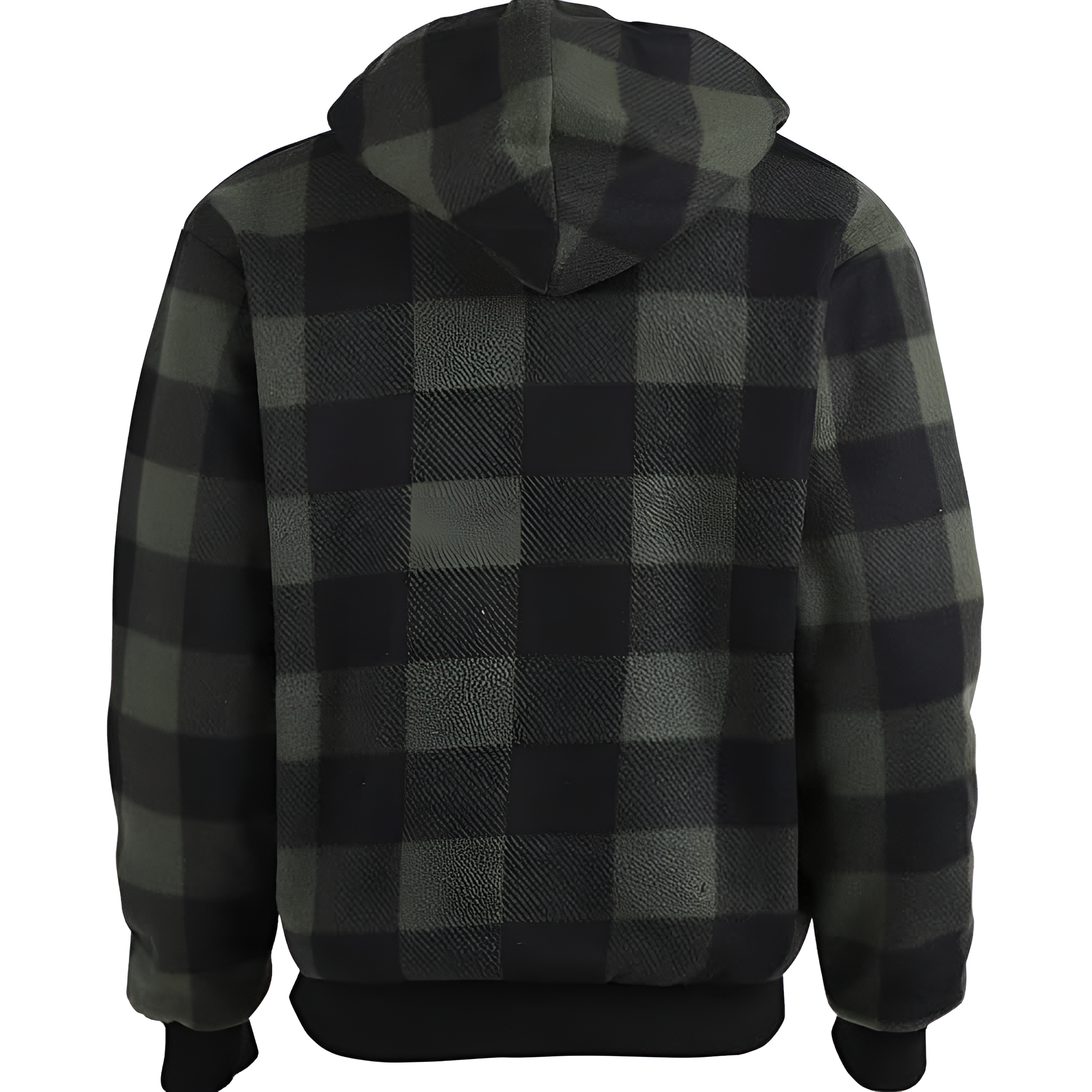  Winter Heavy Warm Sherpa Lined Fleece Plaid Flannel Jacket 