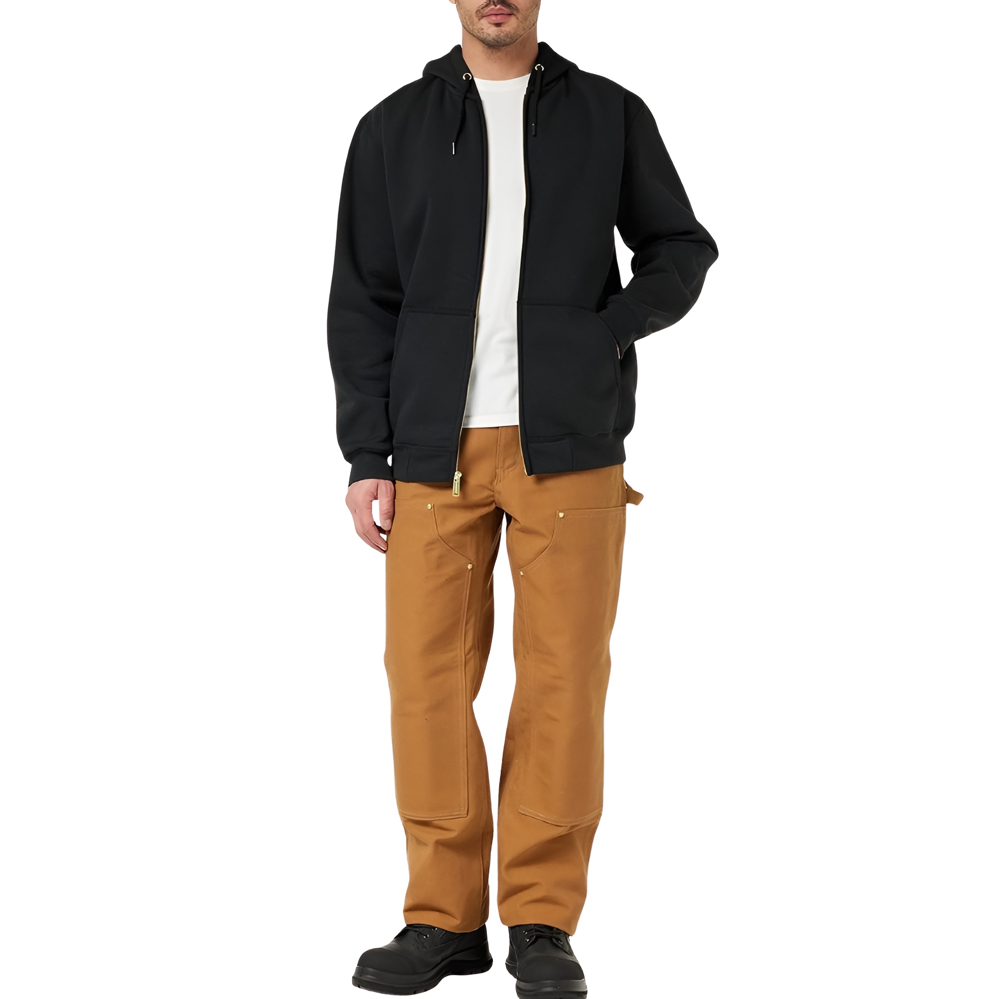 Men's Loose Fit Midweight Full-Zip Sweatshirt