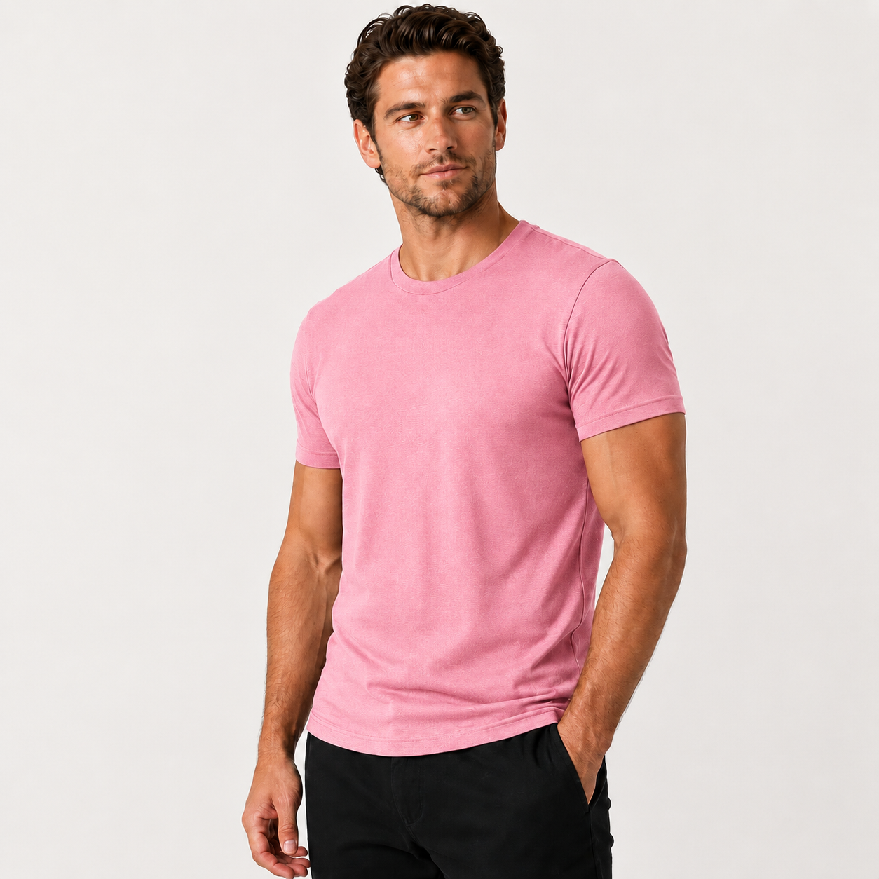 Short Sleeve Crew Style T Shirts For Men