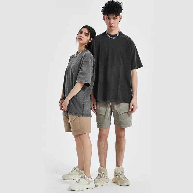 Pack Of 3 Oversized Loose Short Sleeve Summer Tshirts