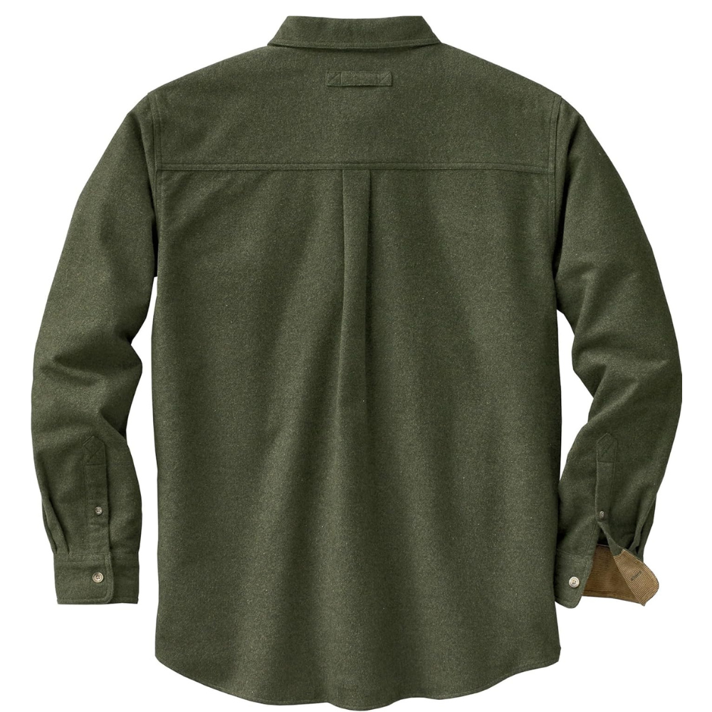 Sleeve And Button Down Flannel Shirt Long Sleeve For Men