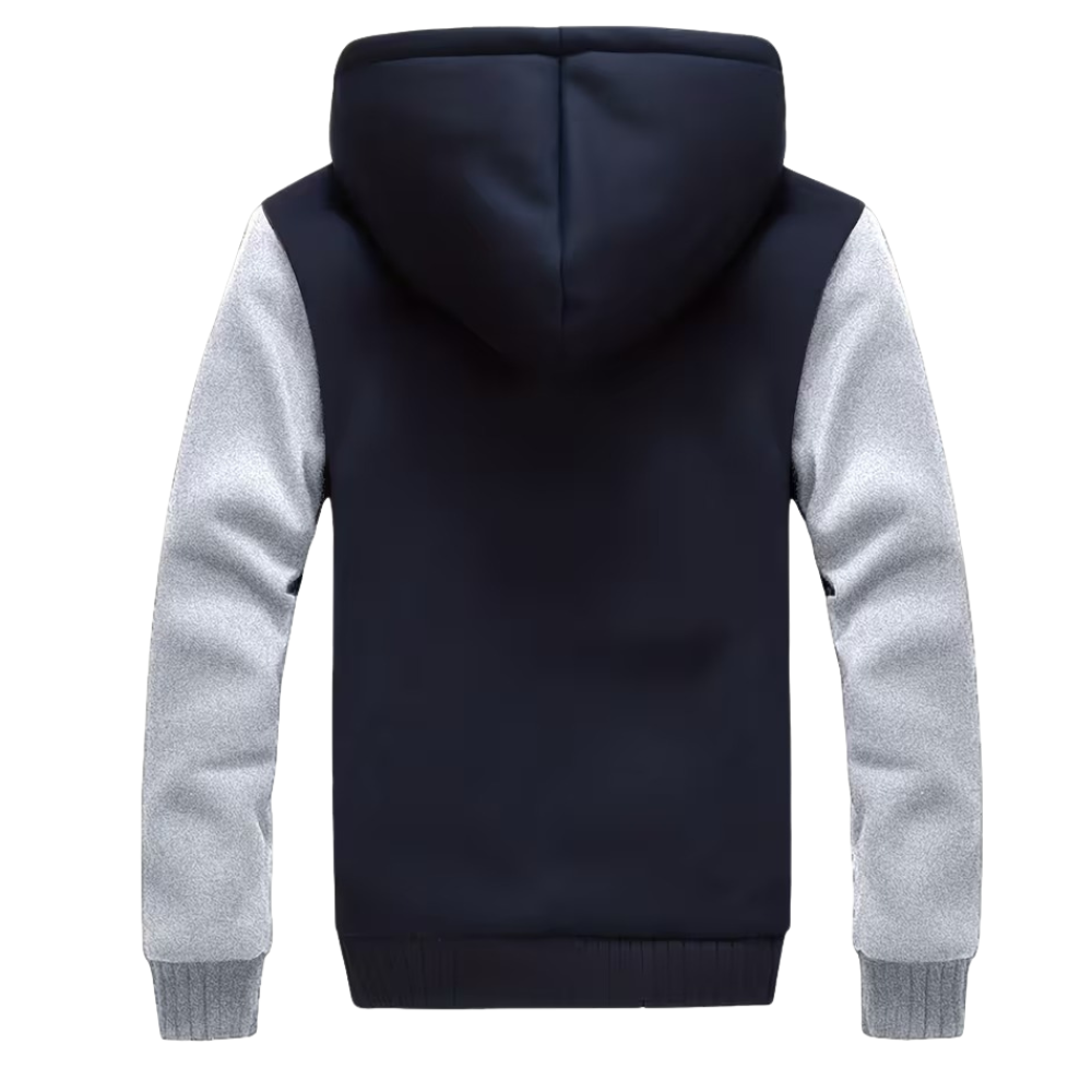 Warm Fleece Hooded Jacket For Men