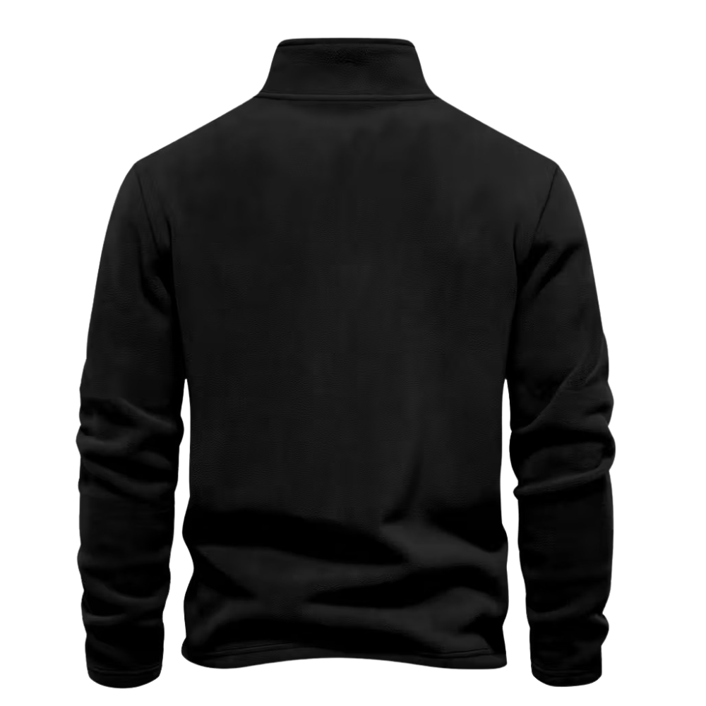 Half Zip Thermal Fleece Winter Sweater For Men