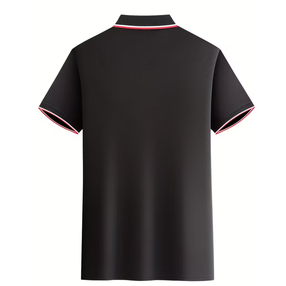 Classic Button Up Collar Polo Shirt For Business Casual Wear For Men
