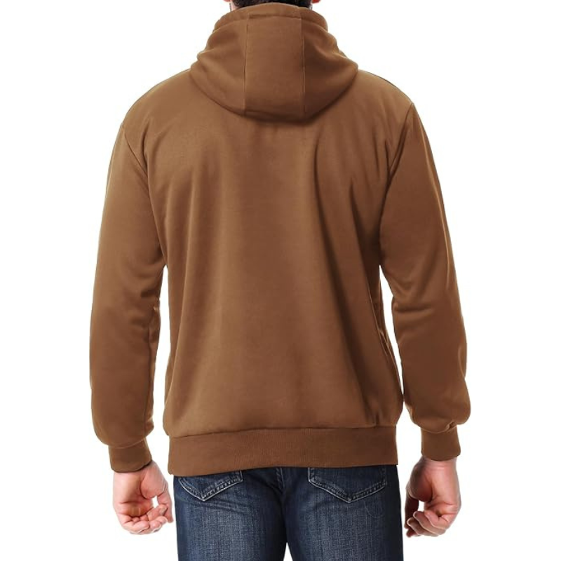 Relaxed Fit Fleece Lined Pullover Hooded Sweatshirt Comfortable and Soft