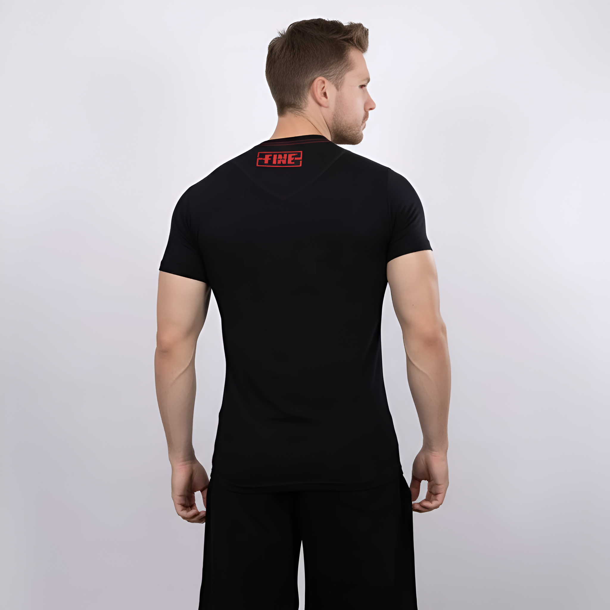 Superhero Design Compression Shirt Set For Gym And Training