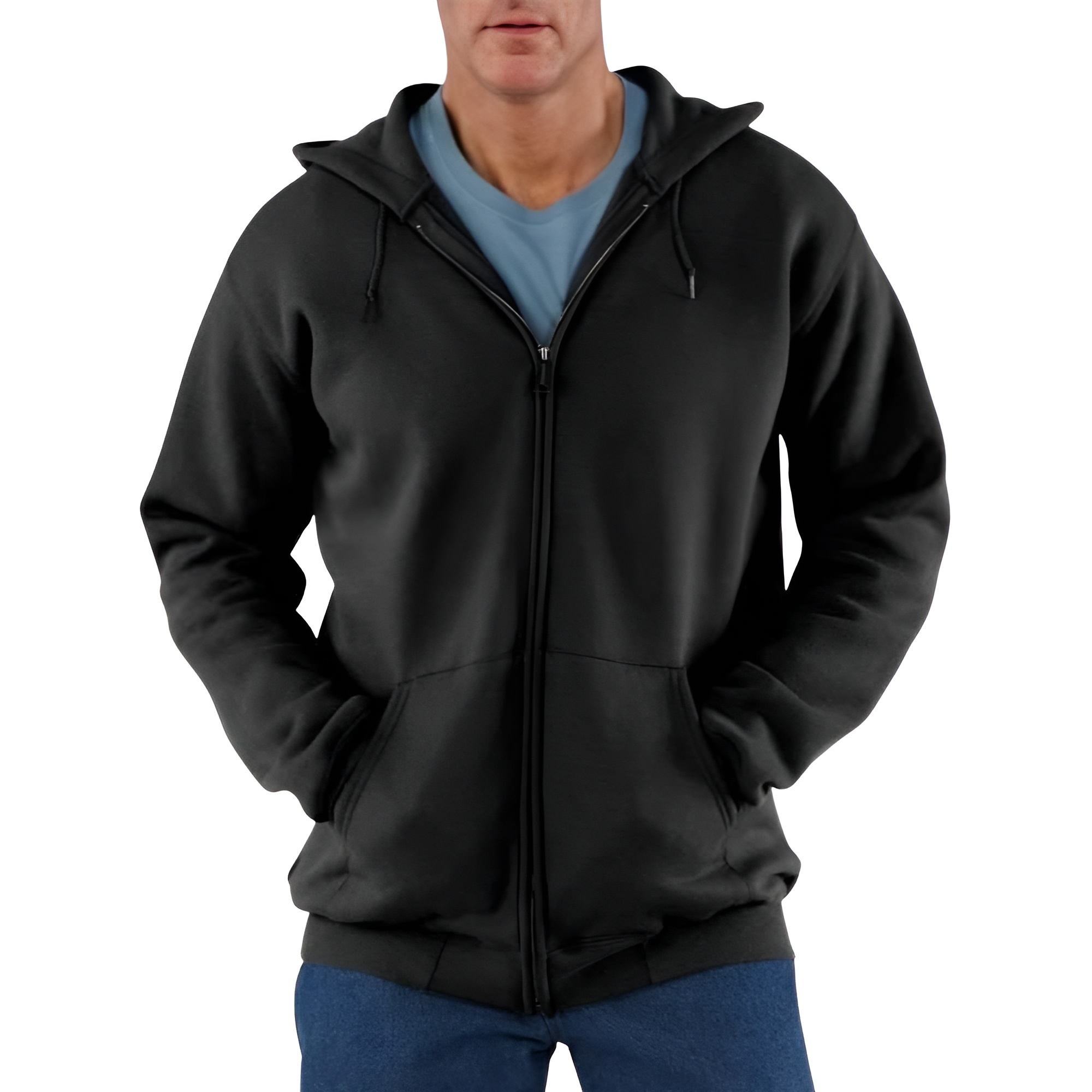 Men's Loose Fit Midweight Full-Zip Sweatshirt