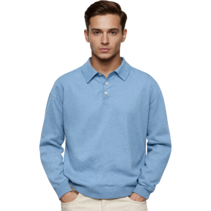 Classic Fit Cashmere Polo Shirt