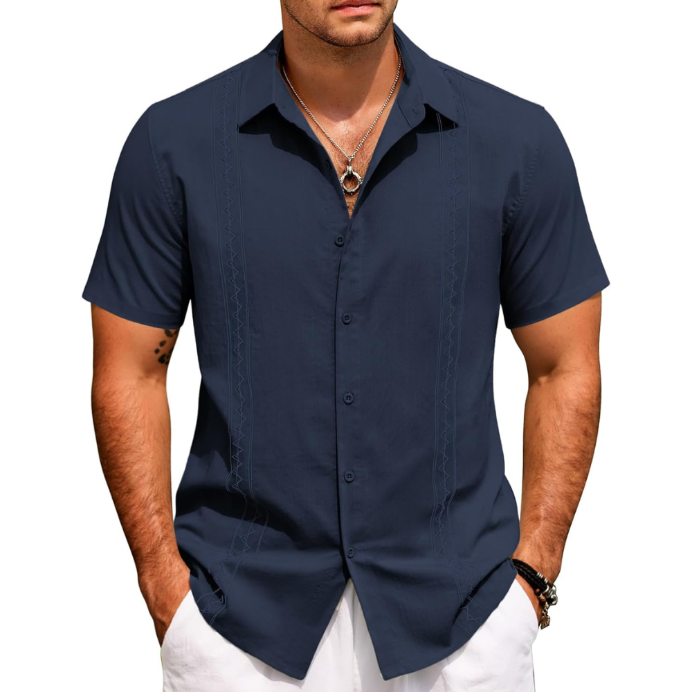 Summer Beach Button Down Shirt