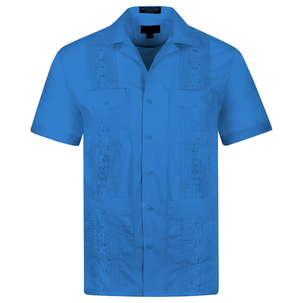 Short Sleeve Casual Wedding Beach Bartender Shirt