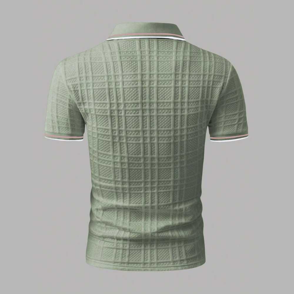 Colorblock Short Sleeve Casual Travel Polo Shirt