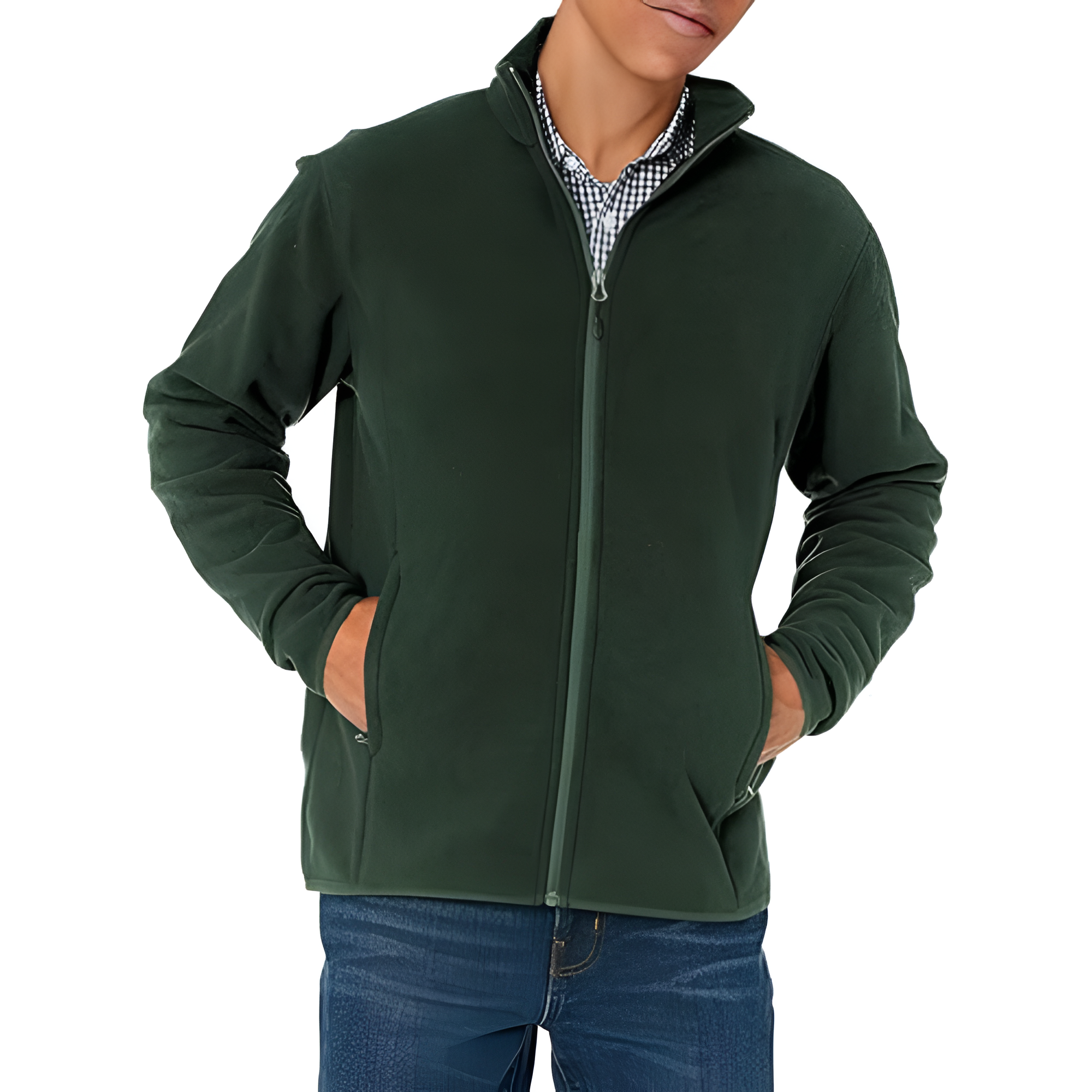  Men's Full-Zip Fleece Jacket (Available in Big & Tall)