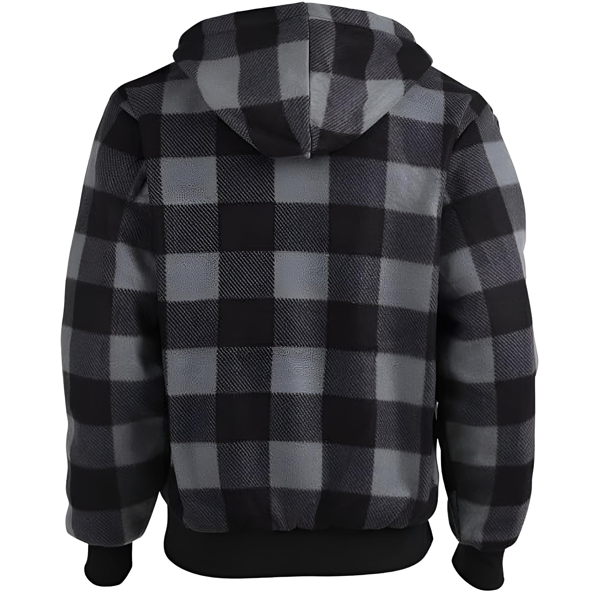  Winter Heavy Warm Sherpa Lined Fleece Plaid Flannel Jacket 