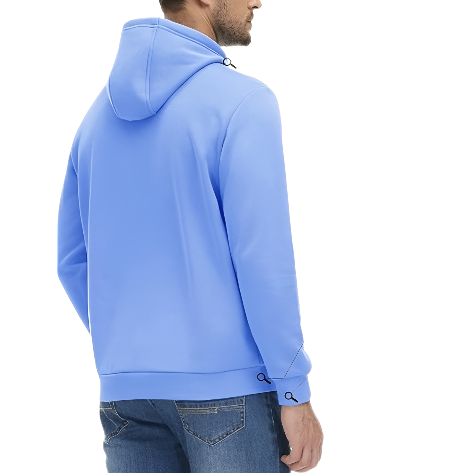 Mens Active Hoodies Fleece Lined Sweatshirts Casual Athletic Workout Pullover With Kangaroo Pocket