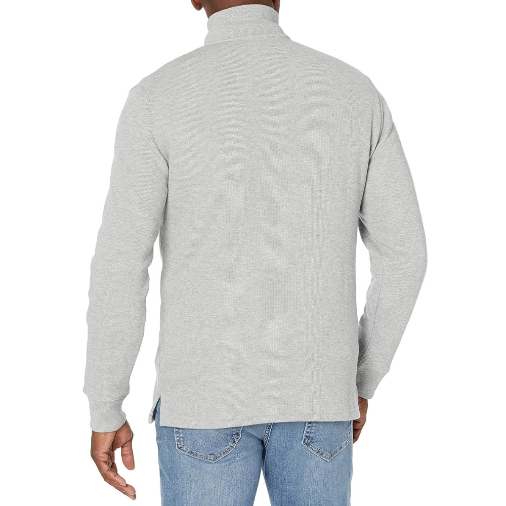 Quarter Zip French Rib Knit Sweater