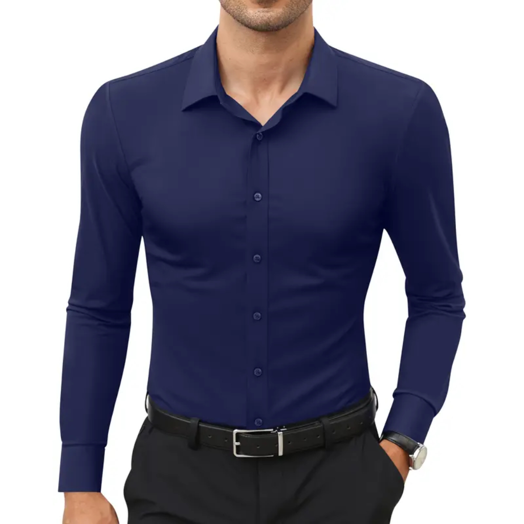 Slim Fit Stretch Dress Shirt