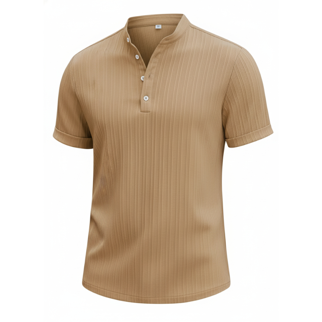 Retro Striped Linen T Shirt For Men