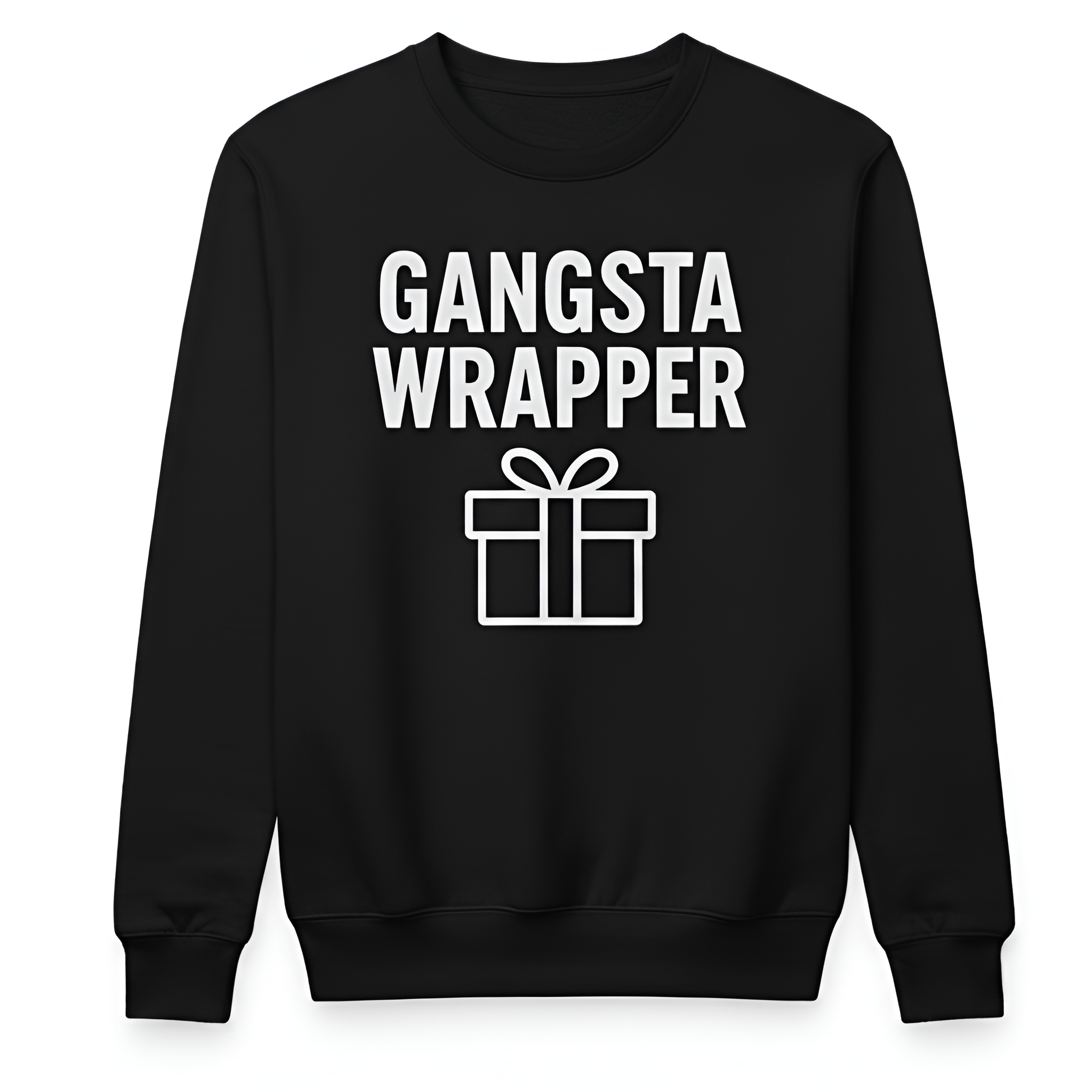 Gangsta Wrapper Graphic Printed Sweatshirt