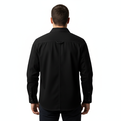 Utility Shirt With Front Button For Men