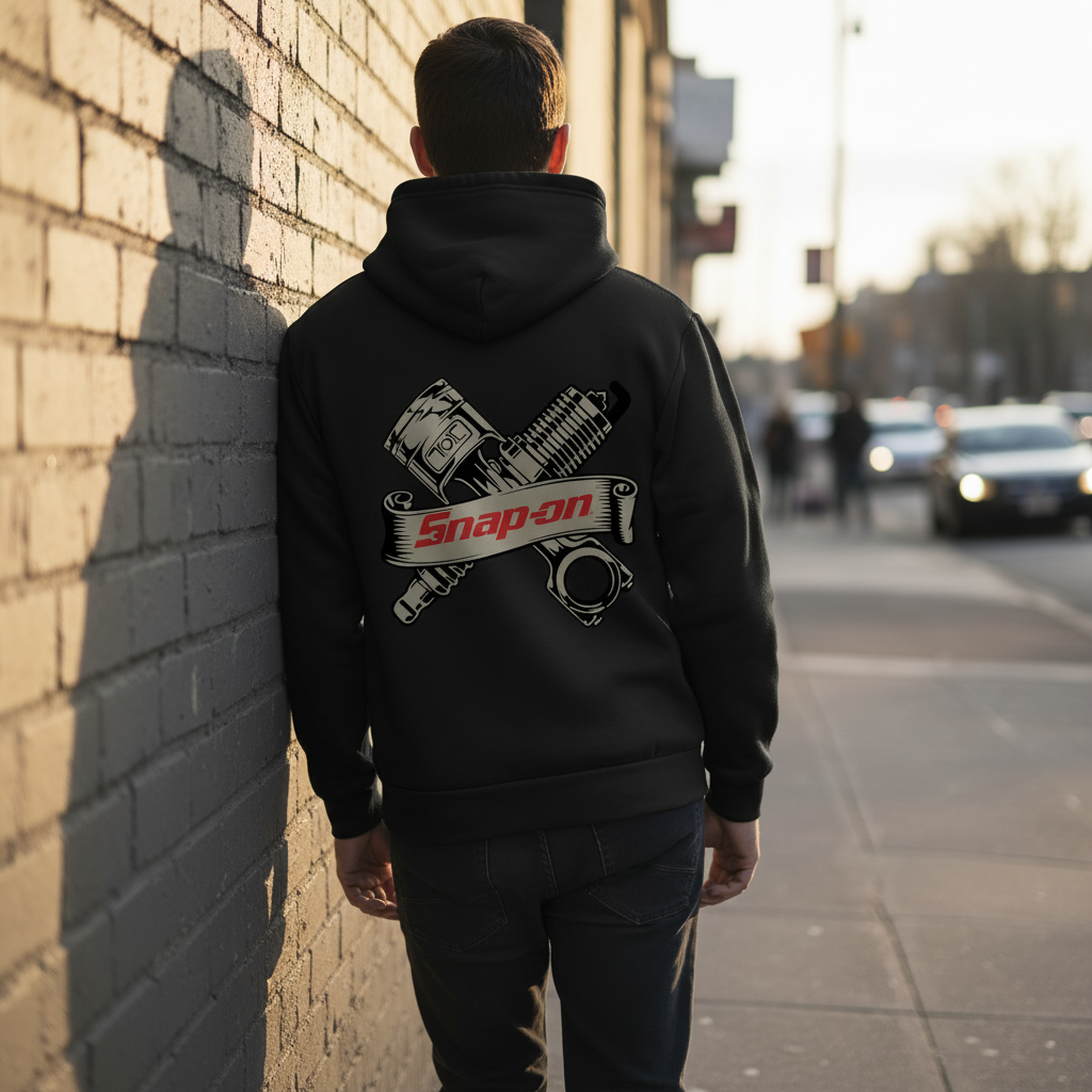 Printed Long Sleeve Hoodie For Men