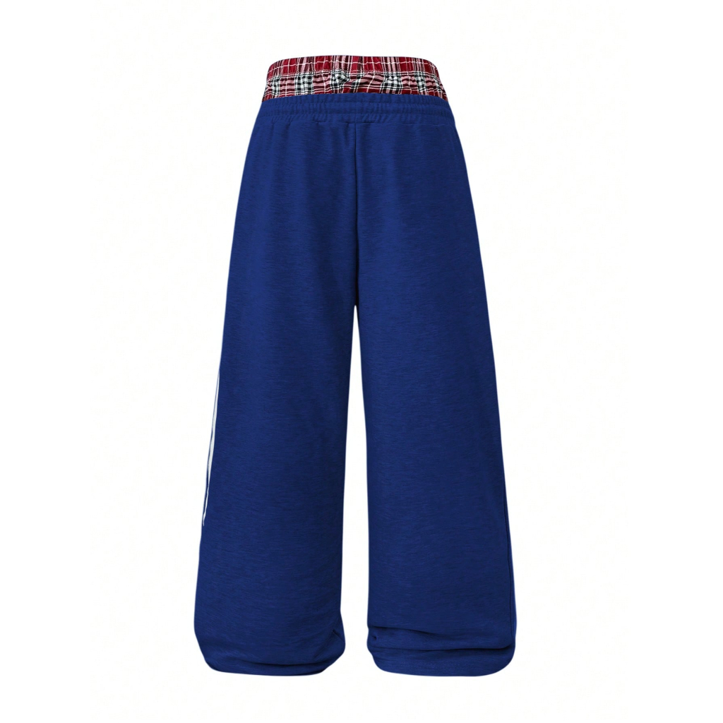 Loose Fleece Drawstring Sweatpants With Wide For Men