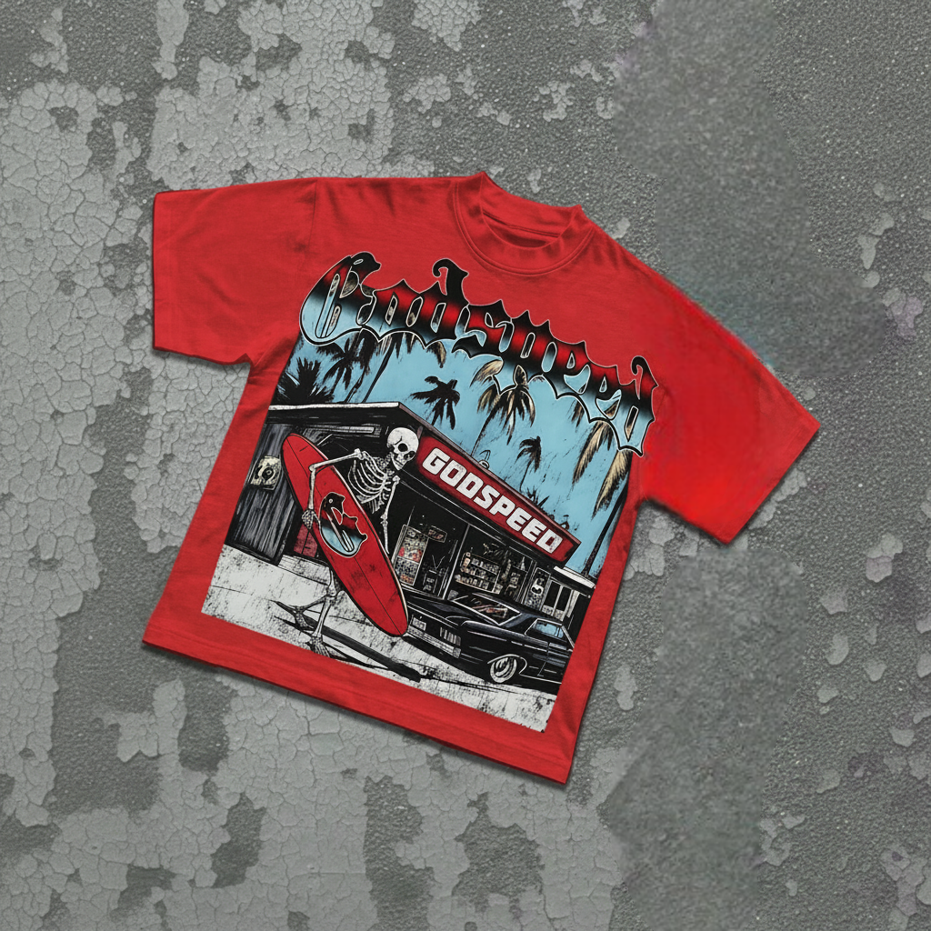 Street Style Graphic Printed Sports T Shirt For Men