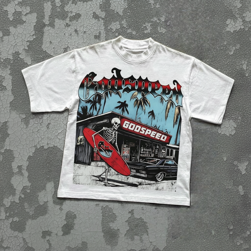Street Style Graphic Printed Sports T Shirt For Men