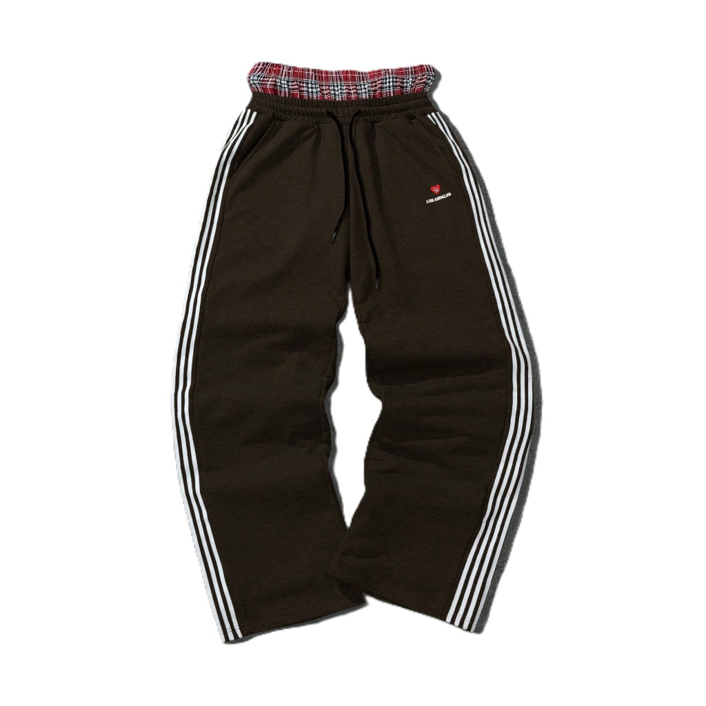 Loose Fleece Drawstring Sweatpants With Wide For Men