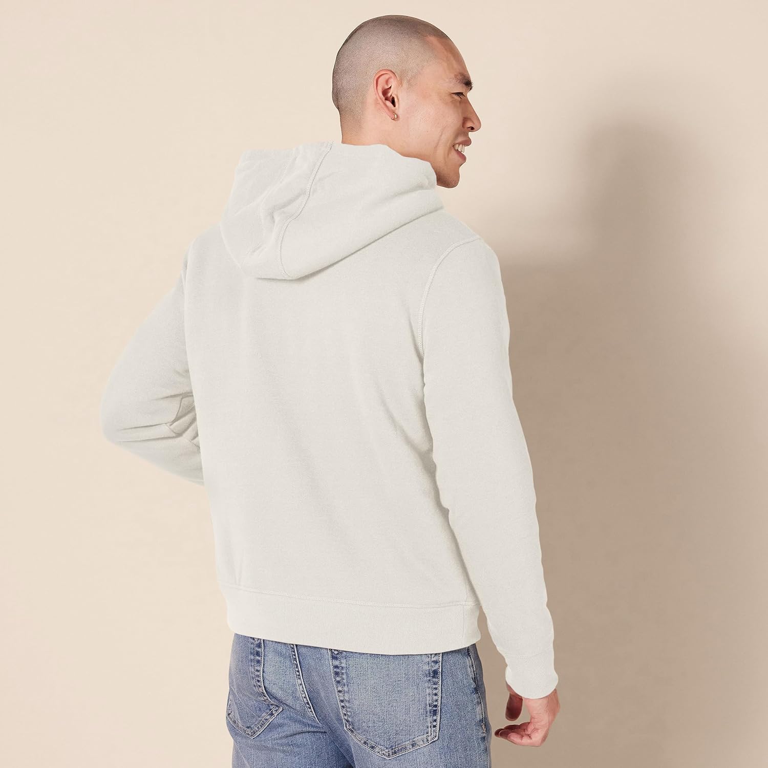 Hoodie For Men, Sherpa-Lined Full-Zip Fleece Sweatshirt