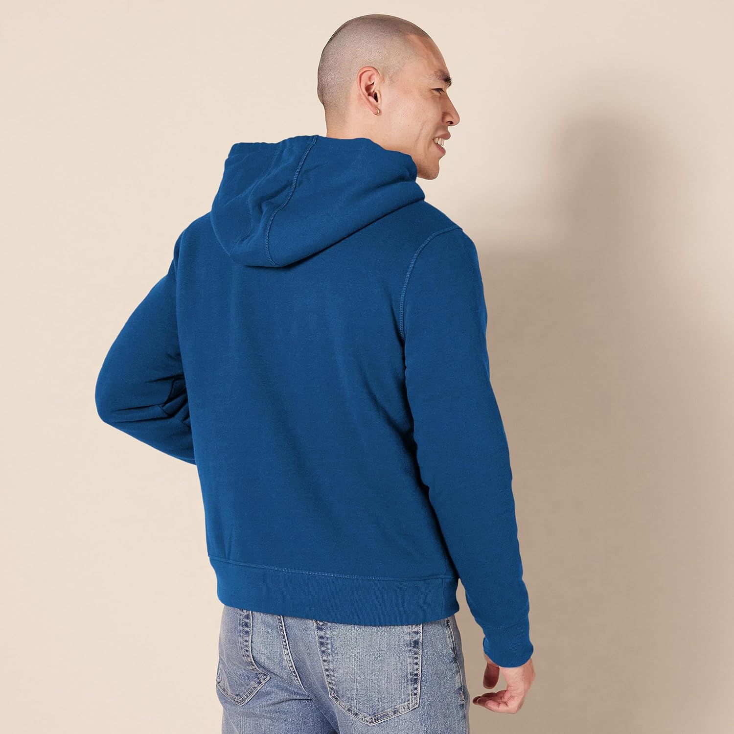 Hoodie For Men, Sherpa-Lined Full-Zip Fleece Sweatshirt
