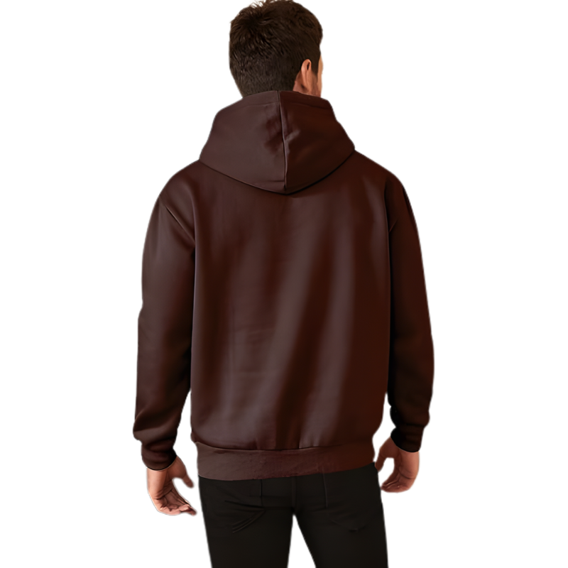 Mens Casual Cotton Hooded Collar Drawstring Hoodies Pullover Sweatshirts Casual Long Sleeve Shirts
