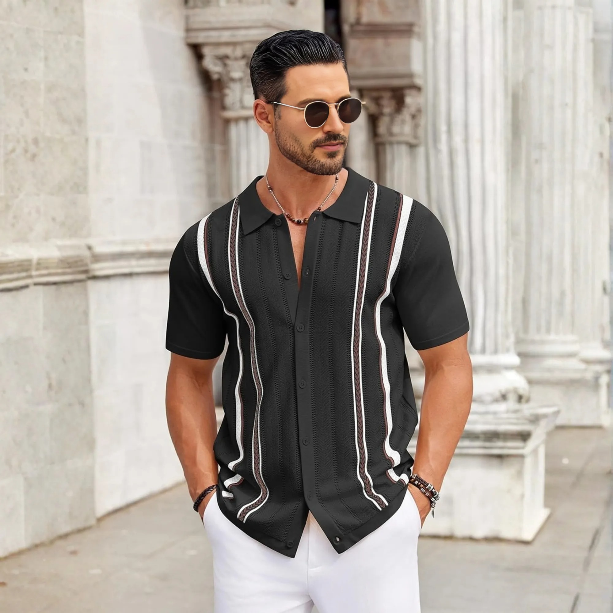 Casual Beach Summer Style Button Down Shirt