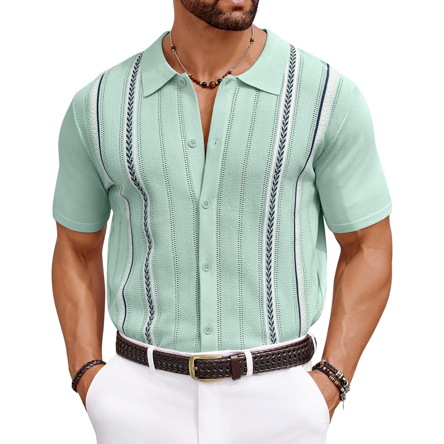 Casual Beach Summer Style Button Down Shirt