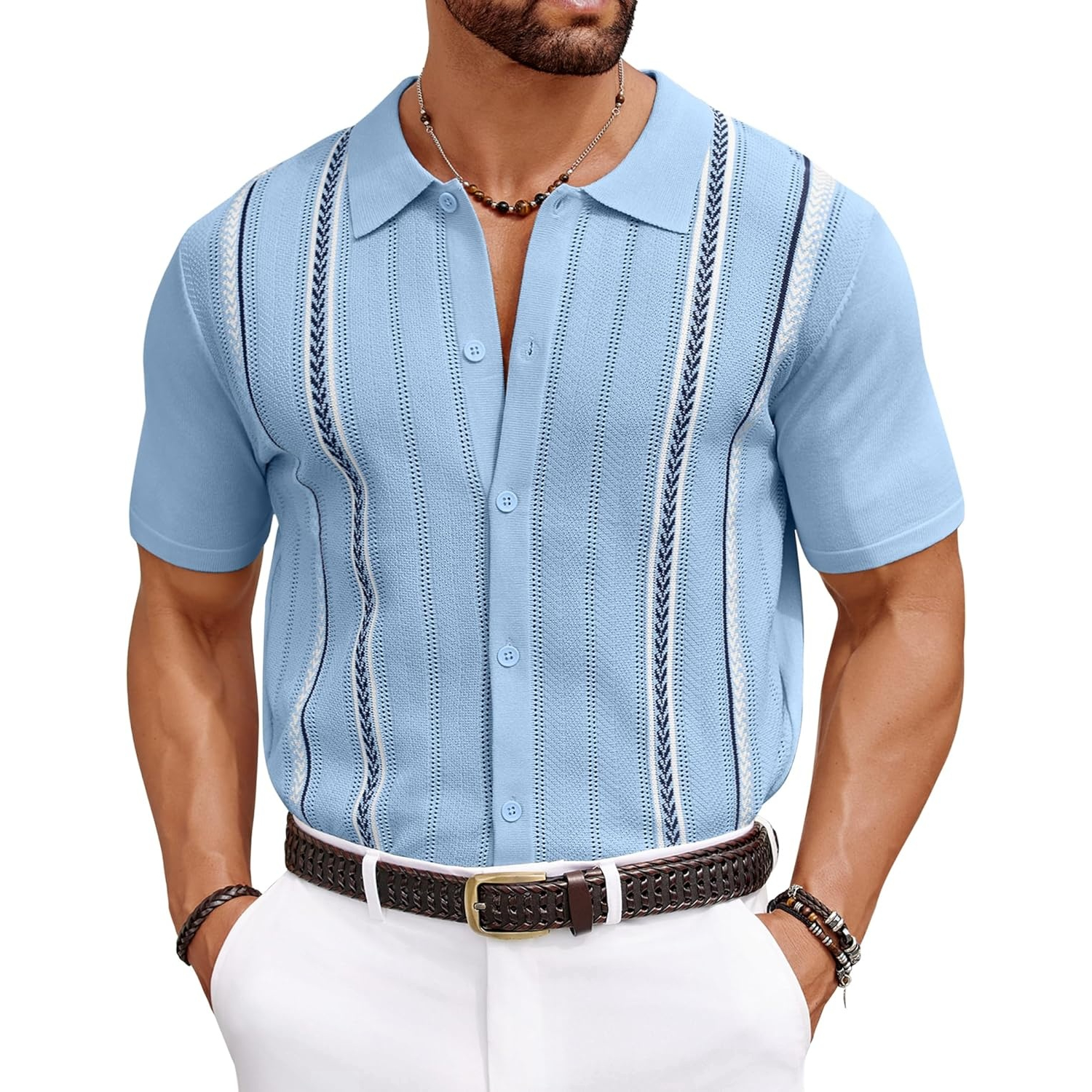 Casual Beach Summer Style Button Down Shirt