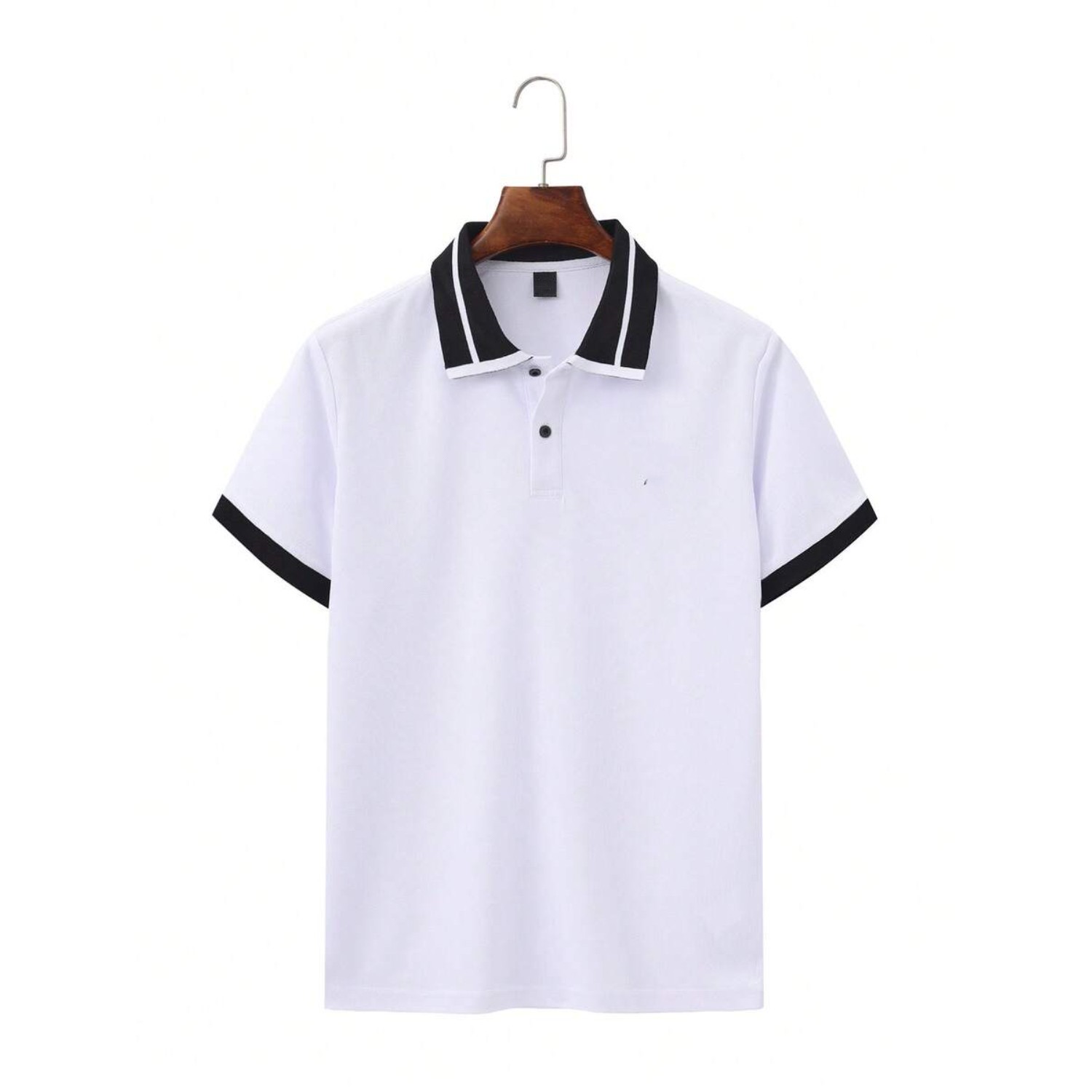 Casual Button Up Polo Shirt For Men