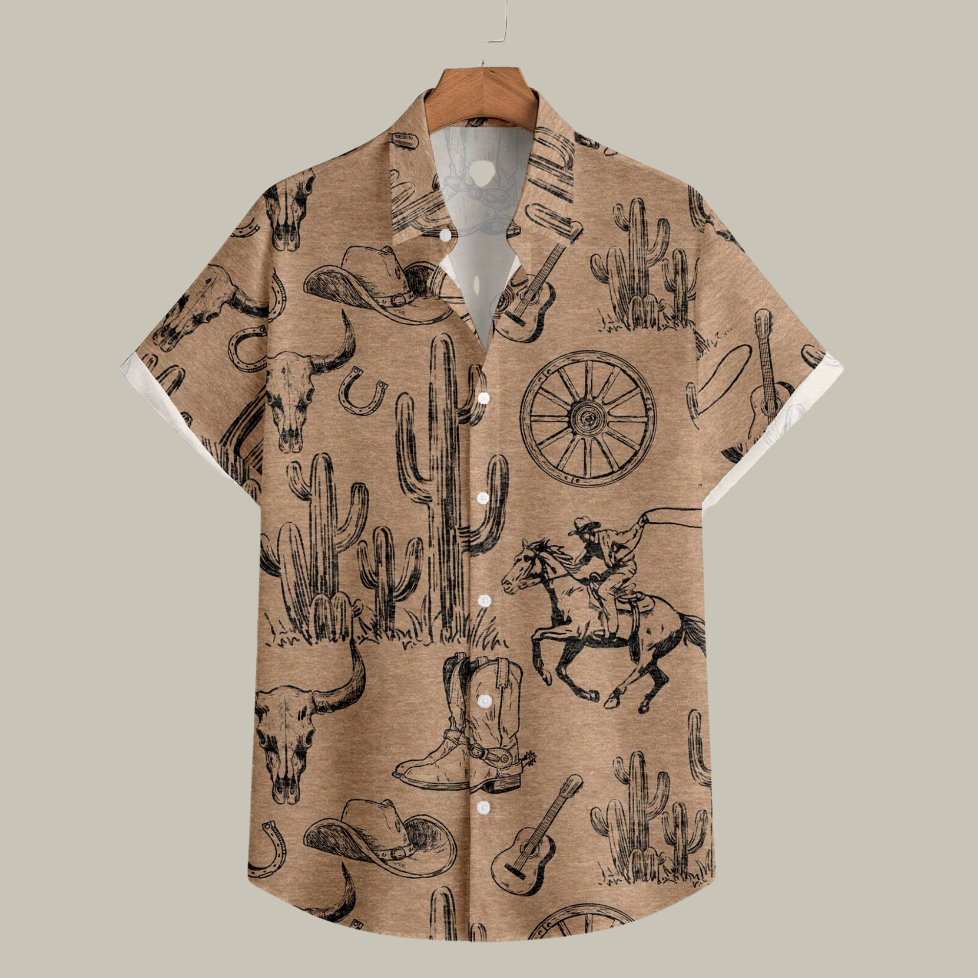 Casual Button Versatile Shirt For Men