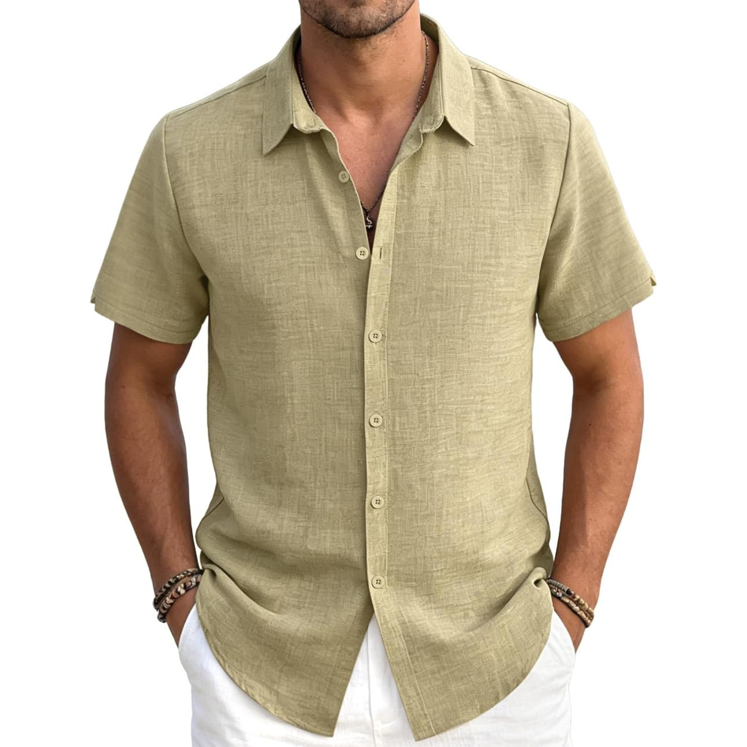 Casual Lightweight Button Down Shirt