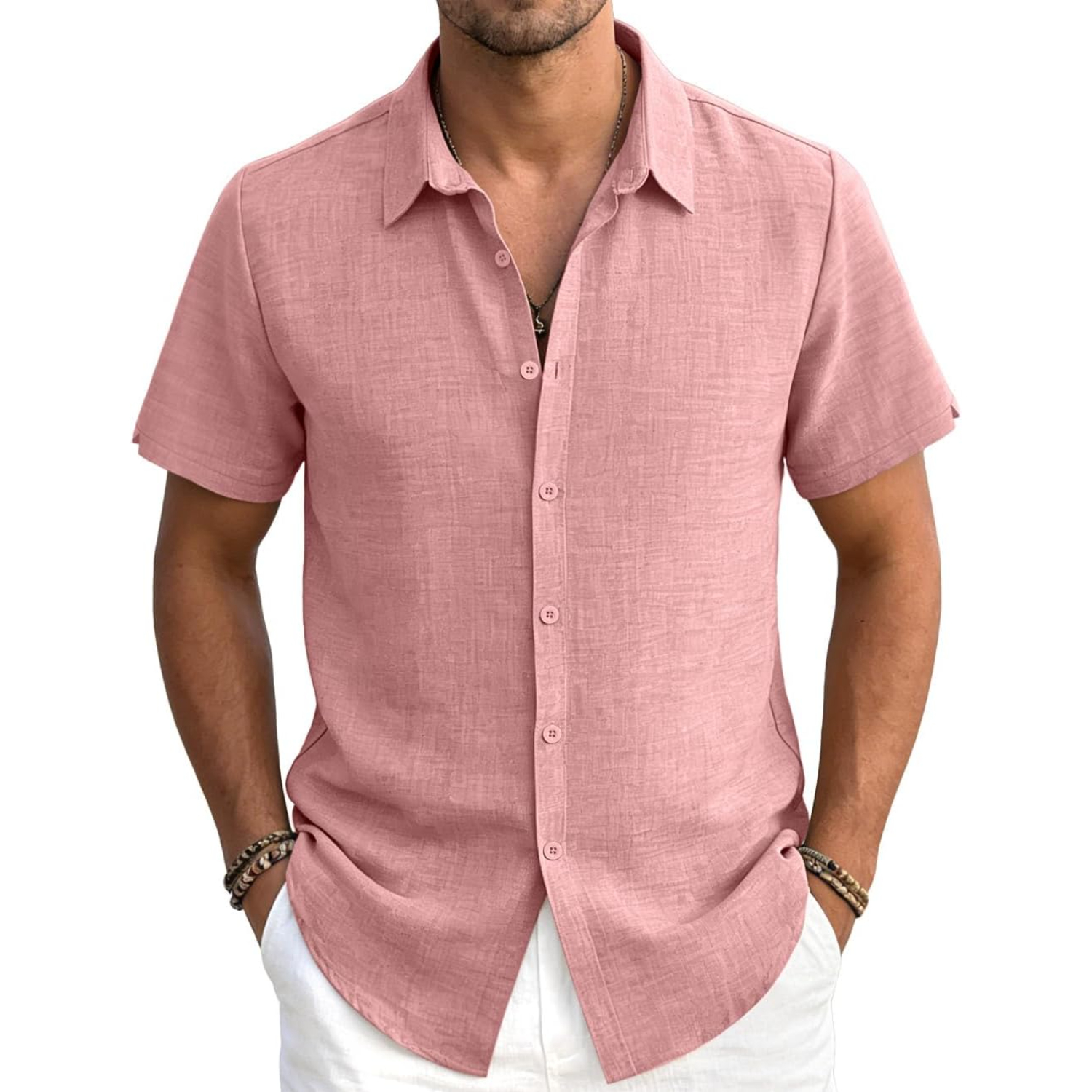 Casual Lightweight Button Down Shirt
