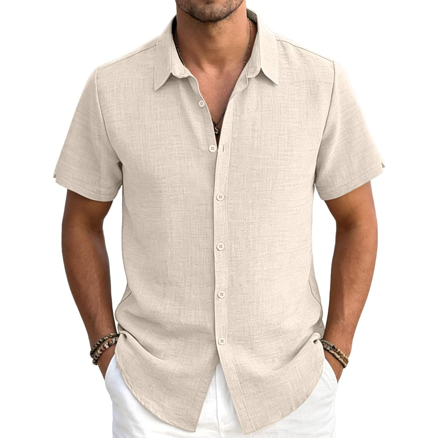 Casual Lightweight Button Down Shirt