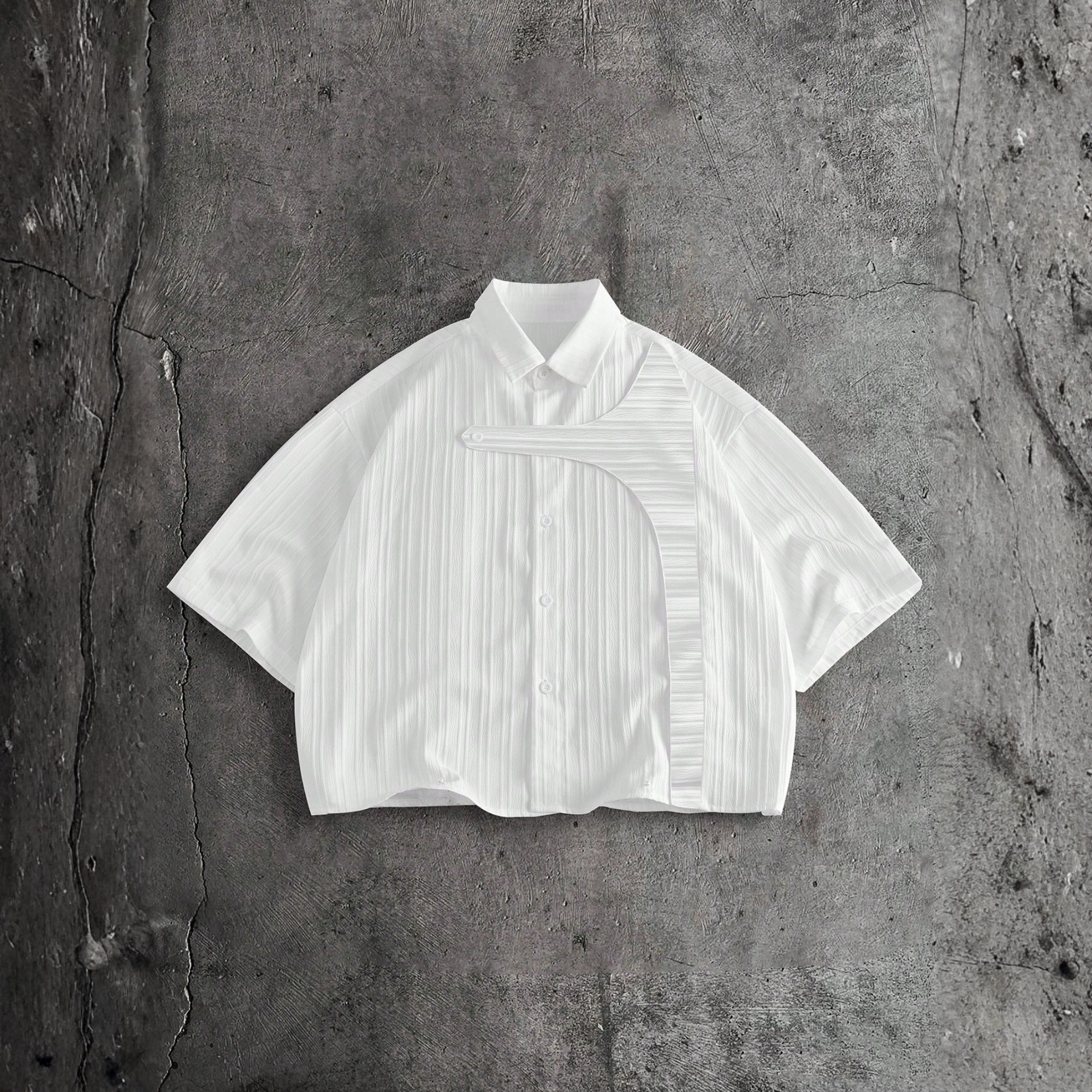 Casual Plaid Button Short Shirt For Men