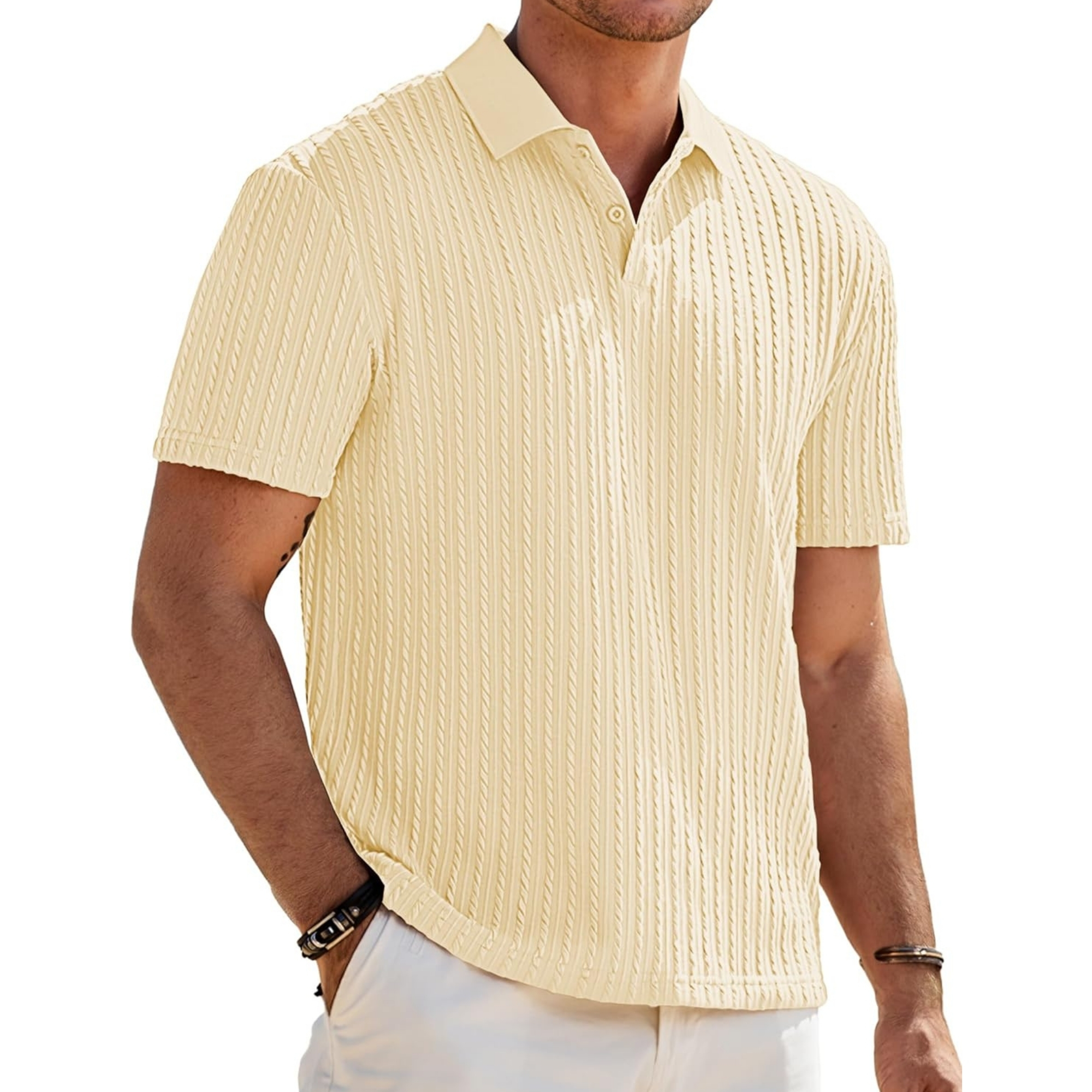 Casual Summer Polo Shirt For Vacation