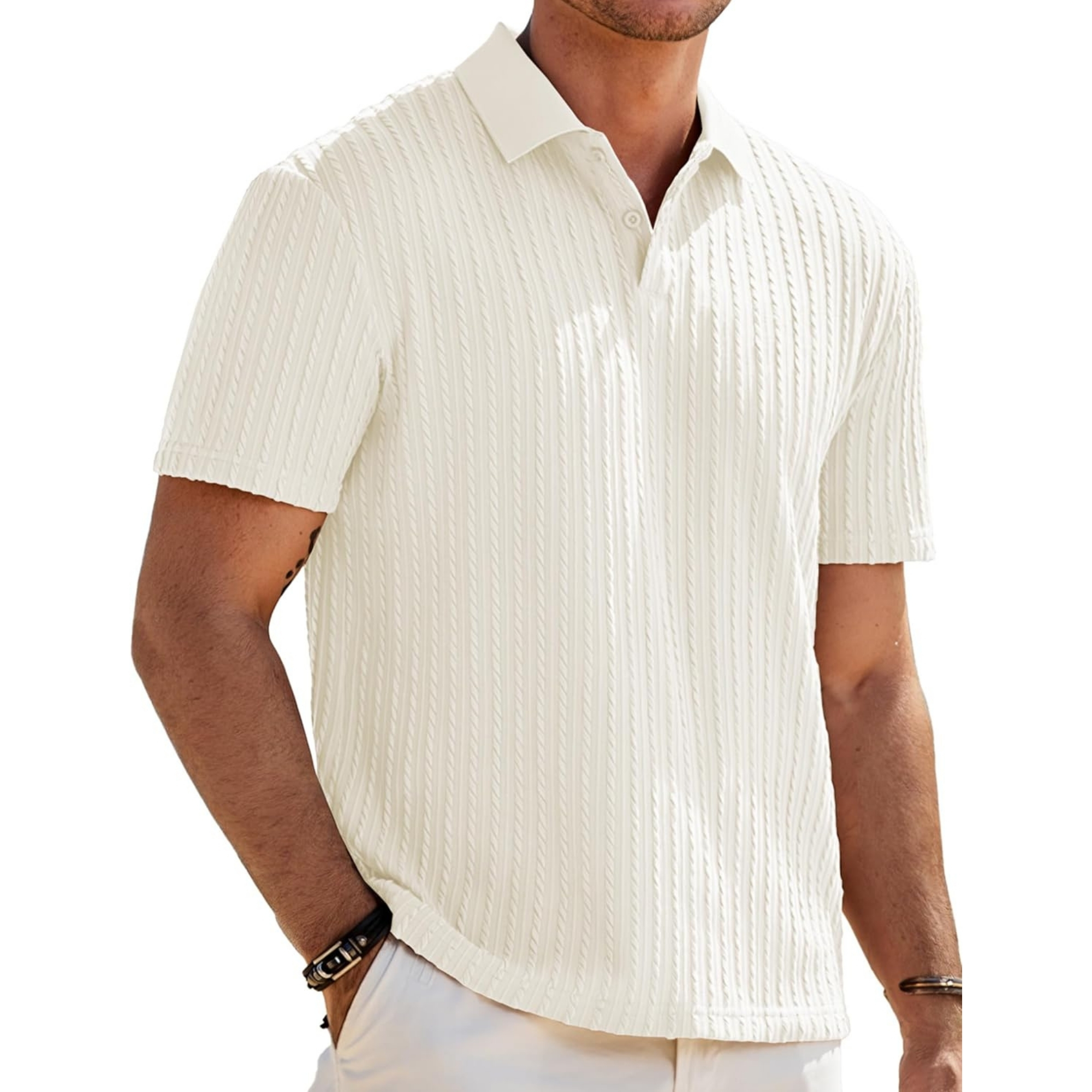 Casual Summer Polo Shirt For Vacation